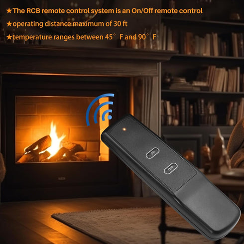 Gas Fireplace Remote Control Kit for Millivolt Valve Appliances, Compatible with Skytech, Ambient, Majestic, and More,