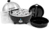 Elite Gourmet EGC-508 Rapid Egg Cooker - 7 Easy-To-Peel Hard, Medium, Soft Boiled Eggs, Poacher, Omelet Maker, Auto