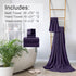 8-Piece Set,2 Sheet,2 4 600 Set,Highly Purplr Bath Towels Oversized Large Bath Towels Hand Towels and Washcloths - GSM