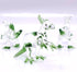 Set of 3 Dinosaurs Miniature Figurines, Hand Blown Color Glass Art Animals Collectible Gift Home Decor