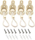Universal Bungee Kit Parts for Blackout Roller Up Blinds (2 Set, Sand) Sun Shades