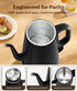 1L, 1000W 304 Gooseneck Electric Kettle Fast Boiling for Pour-Over Coffee & Tea, Stainless Steel BPA-Free, Precise Flow