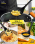 3 Pcs Silicone Kitchen Utensils Set, Nonstick BPA Free High Heat Resistant Cooking Tools for Mixing, Serving