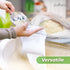 Set 9 purifyou of Reusable Produce Bags Heavy Duty Washable Mesh Grocery Bags with Drawstring, Ideal for Farmers