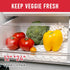 Cooyes Non Slip Refrigerator Liners, 2 in 1 Absorbent Fridge Liners and Fresh Mats, Machine Washable, 6 Pack, 12" × 24"