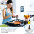 Silicone Stove Gap Covers (2PCS), 25 inch Heat Resistant Stove Guard for Kitchen Oven Counter Side Gap, Black