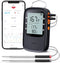 Govee Bluetooth Meat Thermometer, Wireless Digital Grill Thermometer for Smoker Oven, 2 Probes, Timer Mode, Smart LCD