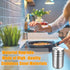 6Pcs Stainless Steel Spice Shaker Set with Travel Bag, Camping Spice Kit for Home or Outdoor Use