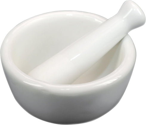 Fox Run Porcelain Mortar & Pestle, 1.5-Inch, White