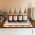 13" 8" Countertop Large Bathroom Vanity Tray x Oak Decorative Wooden Tray for Bathroom & Vanity Organizer, Wood Tray