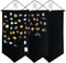 3PCS Enamel Pin Display Banner Board - Jewelry Organizer with Hooks for Brooch Collection, Wall Hanging Holder