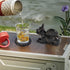 CHWUGOXI Set 4 Dog Coaster of Marble Coasters, Decorative Coasters for Dining Table Coffee Table Bar, Modern Marble