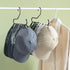 Mkono Hat Organizer for Baseball Caps Metal Hat Rack for Closet Set of 2 Hat Hangers Baseball Cap Holder Hat Storage Organizer Holds 20 Caps, Black by Mkono