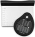 Spring Chef Dough Bench Scraper for Baking, Stainless Steel Kitchen Dough Cutter Tool, Dishwasher Safe, Black