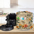Dragonfly Yellow Flower Air Fryer Cover - Dust Protection Compatible with Instant Pot, Kitchen Appliance Cover