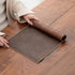 1331.5 Inch Waterproof PU Leather Table Runner, Vintage Coffee/Tea Mats, Heat Resistant & Wipe Clean, Bedside