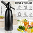 Atldmphic Siphon,1L Drinks,(8 CO2 Soda Sparkling Water and Soda Maker, Portable Carbonated Water Machine, Aluminium