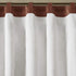 Madison Park Serene Embroidered Light Filtering Curtain Rod Pocket/Back Tab Single Panel Drape, 50x84, Spice
