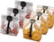 SAILING-GO 100 pcs. Translucent Plastic Bags for Cookie, Cake, Chocolate, Snack Wrapping with Stickers
