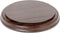 Plymor Solid Walnut Round Wood Display Base with Ogee Edge, 6.25" W x 6.25" D x 0.75" H