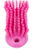 SPARTA Plastic Cutting Board Scrub Brush, 6 Inches, Pink, with Hanging Hole for Washing Cutting Boards