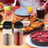 30 Pack 10.1 oz Mimorou Plastic Spice Jars with Shaker Lids Clear Seasoning Containers Bottles for Kitchen Storing