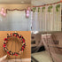Miracliy 5Pcs 41FT Flower Garland Artificial Rose Arch Vines for Flower Wall Backdrop Wedding Decoration
