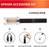 Air Pressure Pump Bottle Opener with Foil Cutter, Aerator Pourer, Vacuum Stopper (4PCS), Efficient Corkscrew
