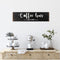 Coffee Bar Sign, Rustic Wood Wall Decor for Coffee Station, Wooden Accessories Wall Hanging Plaque (Brown Background)