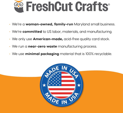130 2-Sided Pieces Eggs, Baby Chicks & Bunny Punch Out Paper Cutouts for Easter Decorations, US Made Card Stock cutouts