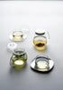 Kinto Stainless Unitea One Touch Teapot 720 Milliliter - Heat-resistant Glass with Stainless Steel Strainer (Japan