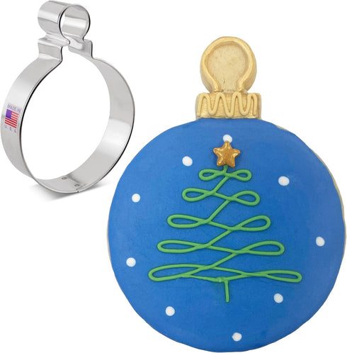 Ann Clark Cookie Cutters Christmas Ornament Cookie Cutter - 4.5", Made in USA