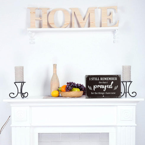 I Still Remember The Days I Prayed Wooden Table Centerpieces Box Sign, Farmhouse Decor for Bedroom, Living Room, Shelf