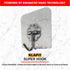 KLAPiT Super Hook - Heavy-Duty Adhesive Wall Hooks, Holds Up to 11 lbs, Waterproof, No Damage, Easy Install on Tile, Wood, Stone, Glass & Metal - Made of Steel (Clear, 4pc) by KLAPiT