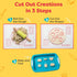 Set 24 4+ Baketivity Cookie Cutter for Kids, Assorted Cookie Cutters of Basic Shapes, Seasonal, and Holiday Themes
