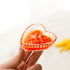 Set of 6 Stackable 2oz Glass Prep Bowls, Mini Heart-shaped Glass Dip Bowls for Kitchen, Microwave & Dishwasher Safe