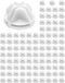 QWORK Wire Storage Connectors - 100 Pcs C&C Grid Clips for Modular Storage Cubes Interlocking Buckle, White