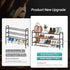Closet, 3-Tier 15-18 viewcare Long Shoe Rack for Extra Long Shoe Rack for Entryway & Garage, Sturdy Metal Construction