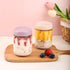 6-pack 16 oz YUNCANG Overnight Oats Containers with Airtight Lids, Wide Mouth Mason Salad jars, Glass Food Storage