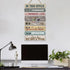 LHIUEM In This Office Wall Decor, Motivational Wall Signs Set of 8 (2.5”X12”) Wooden Hanging Office Decor for Women