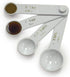 Norpro White Plastic Measuring Spoon Set, 4 Piece
