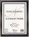 8.5" x 11" EZ Mount Economy Document Frame, Plastic Face, Black