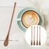 Operitacx 4 Pcs Long Handle Wooden Mixing Spoons, Bulk Wooden Spoons for Honey, Mixing, Stirring, Cooking