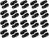 EXCEART 25pcs Black Plastic Beaded Chain Connector Replacement for Roller Roman Vertical Blinds