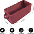 CD Storage Boxes - Pack of 2 CD Case Storage- 13.2" x 5.9" x 5.3", Container holds 30 CDs in full jewel cases, 60 CDs in slim cases, and 165 discs in CD sleeves - (2pack-red) by UENTIP