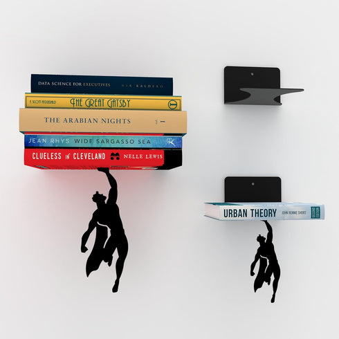 Artori Design Floating Bookshelf for Kids, Invisible Metal Book Shelf, Wall Decore Bookshelf for Book Lovers