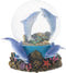 Elanze Designs Coral Reef Dolphin Pod, 100MM Wind Up Musical Glitter Water Snow Globe Decoration