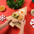Christmas Bamboo Cutting Board - Christmas Tree Shape Serving Board for Kitchen, Decorative Wood Cheese Platter
