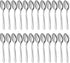 BEWOS 24 Pieces Silverware Set, 6.2 Inches Stainless Steel Tea Spoons, Mirror Polished, Dishwasher Safe for Home,
