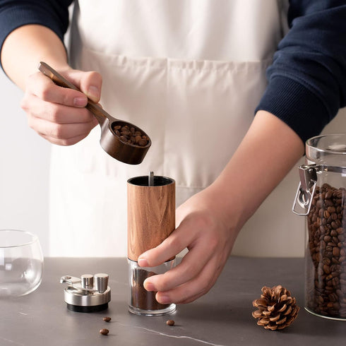 Bamboo Wooden Coffee Scoop for Jars, Minimalist Farmhouse Food Jar Scoop